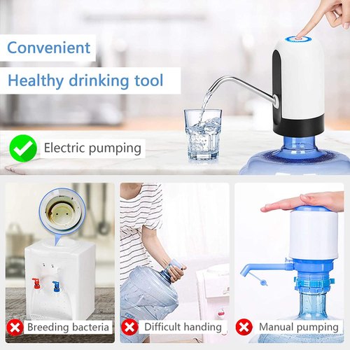 "Automatic Wireless Water Dispenser Pump – Electric Auto Suction Pump (Random Color)"