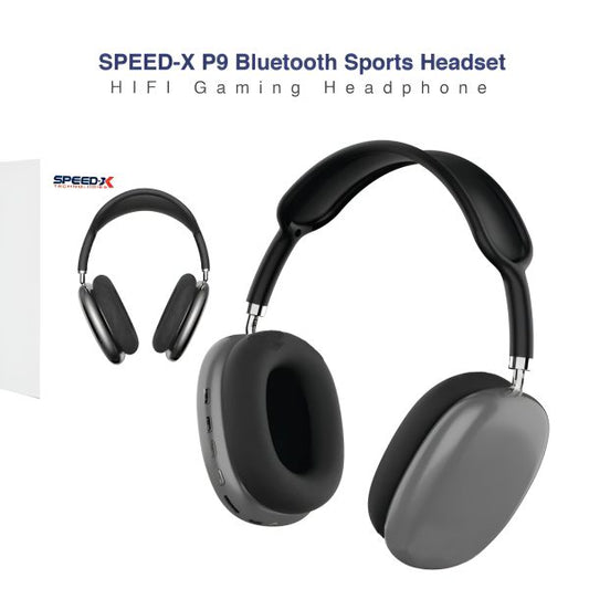 Speed-x Technologies P9 Bluetooth Headset (Black)